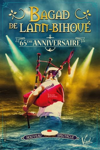 BAGAD DE LANN BIHOUE affiche 65ème anniversaire nouveau spectacle