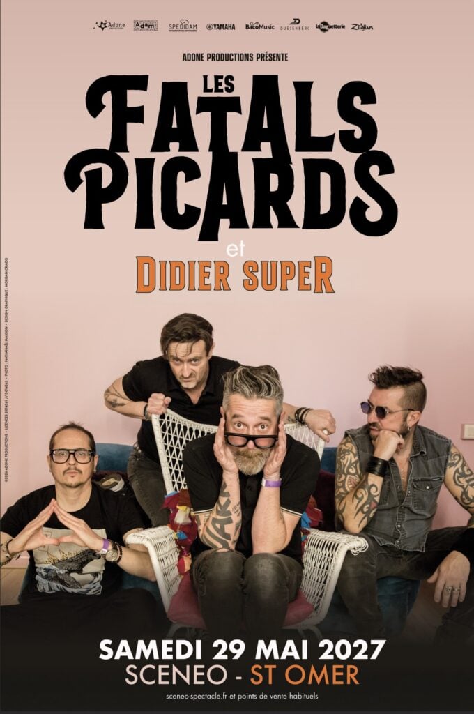 Les Fatals Picards en concert au Scénéo le Sam 29 mai